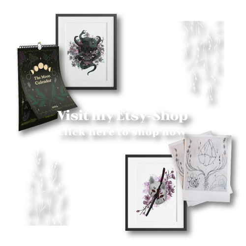 etsy-banner with a link to the shop