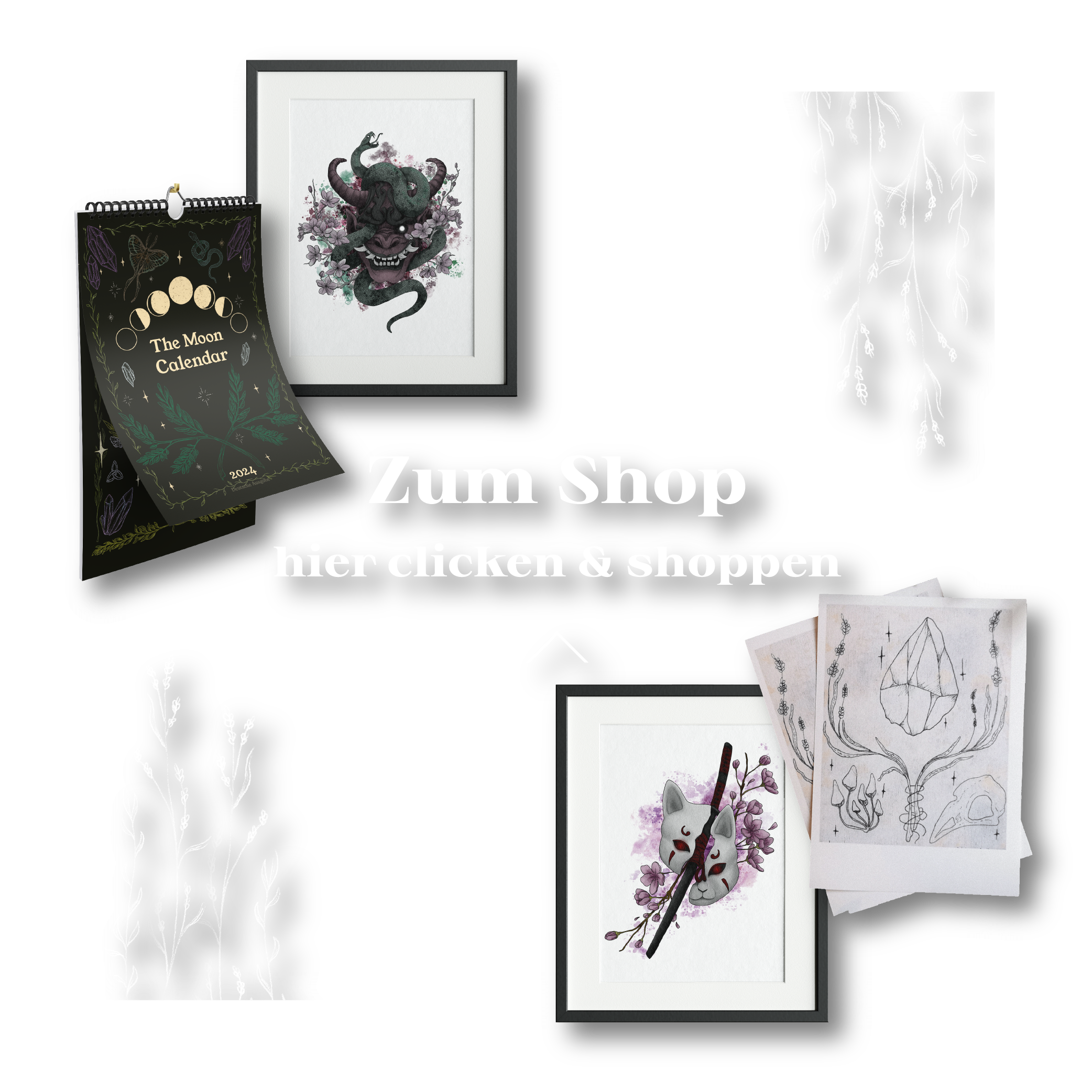 ko-fi-banner mit Link zum shop