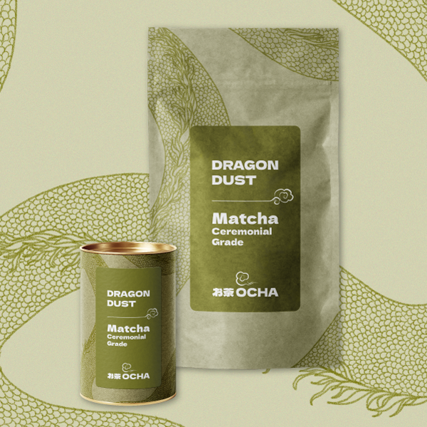 Art 4 Design example of dragon for a japanese tea brand